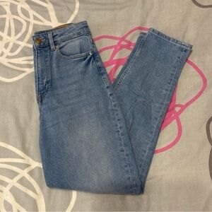 H&M High-Rise Medium Wash Mom Jeans